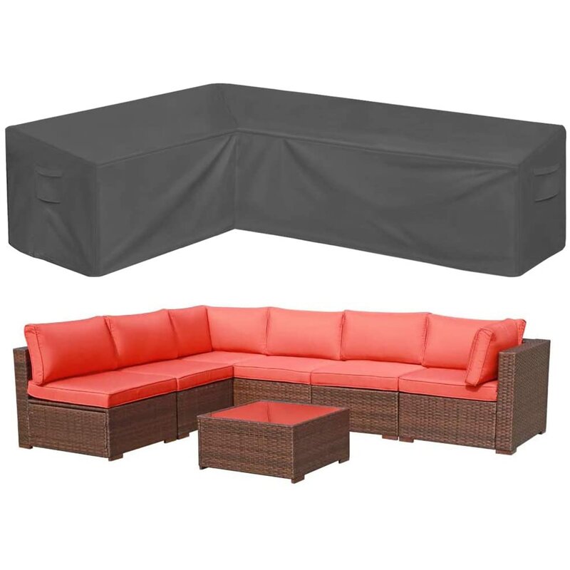 Rebrilliant Patio Furniture Cover L Shaped Sectional Sofa